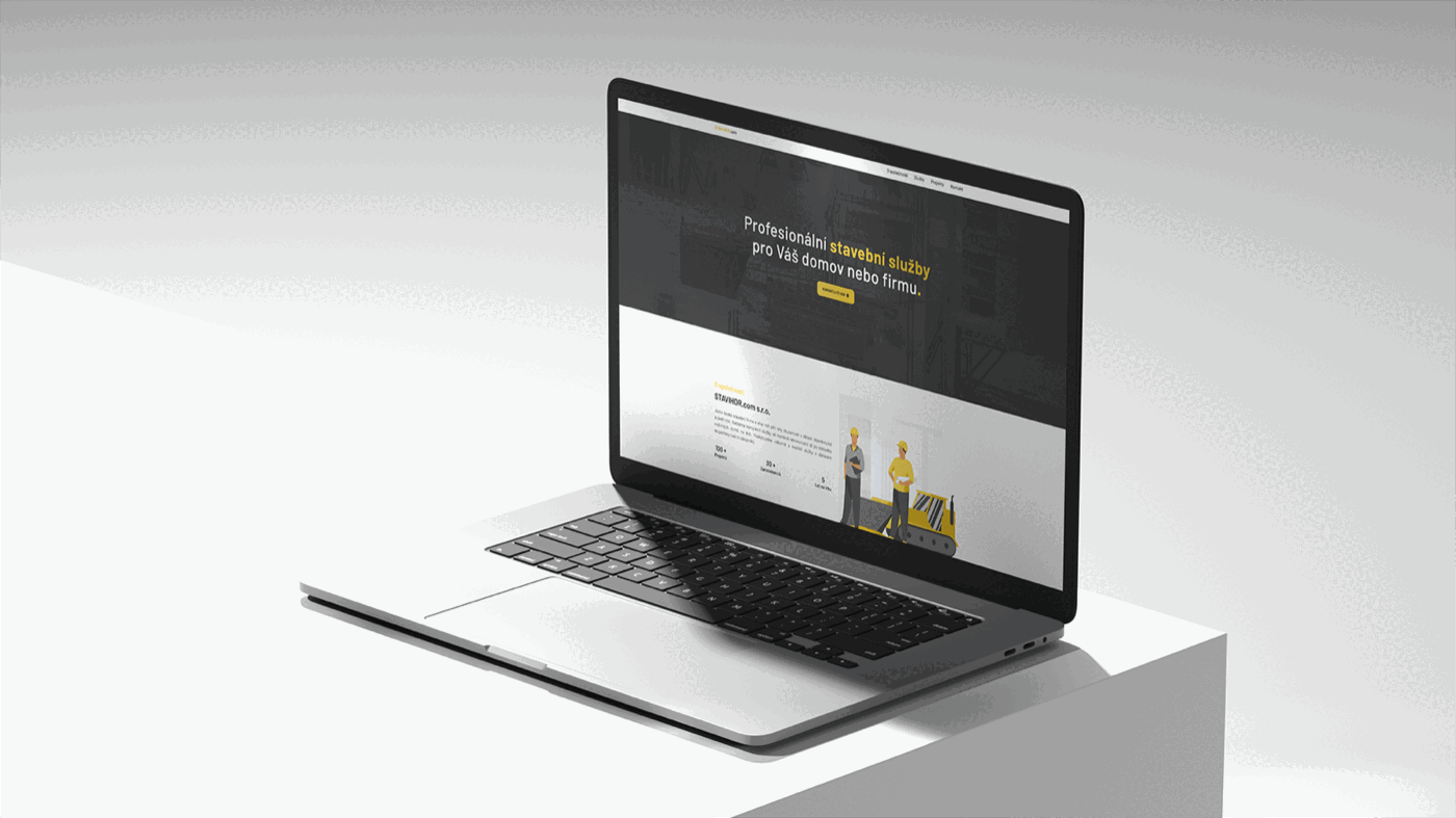 Zvětšený náhled projektu STAVIHOR — web, který usnadňuje cestu od návštěvníka k&nbsp;poptávce